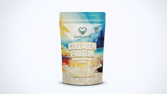 Sample 20g Hydrolysed Collagen Protein powder Vanilla Ice-cream Flavour ( Protein water )